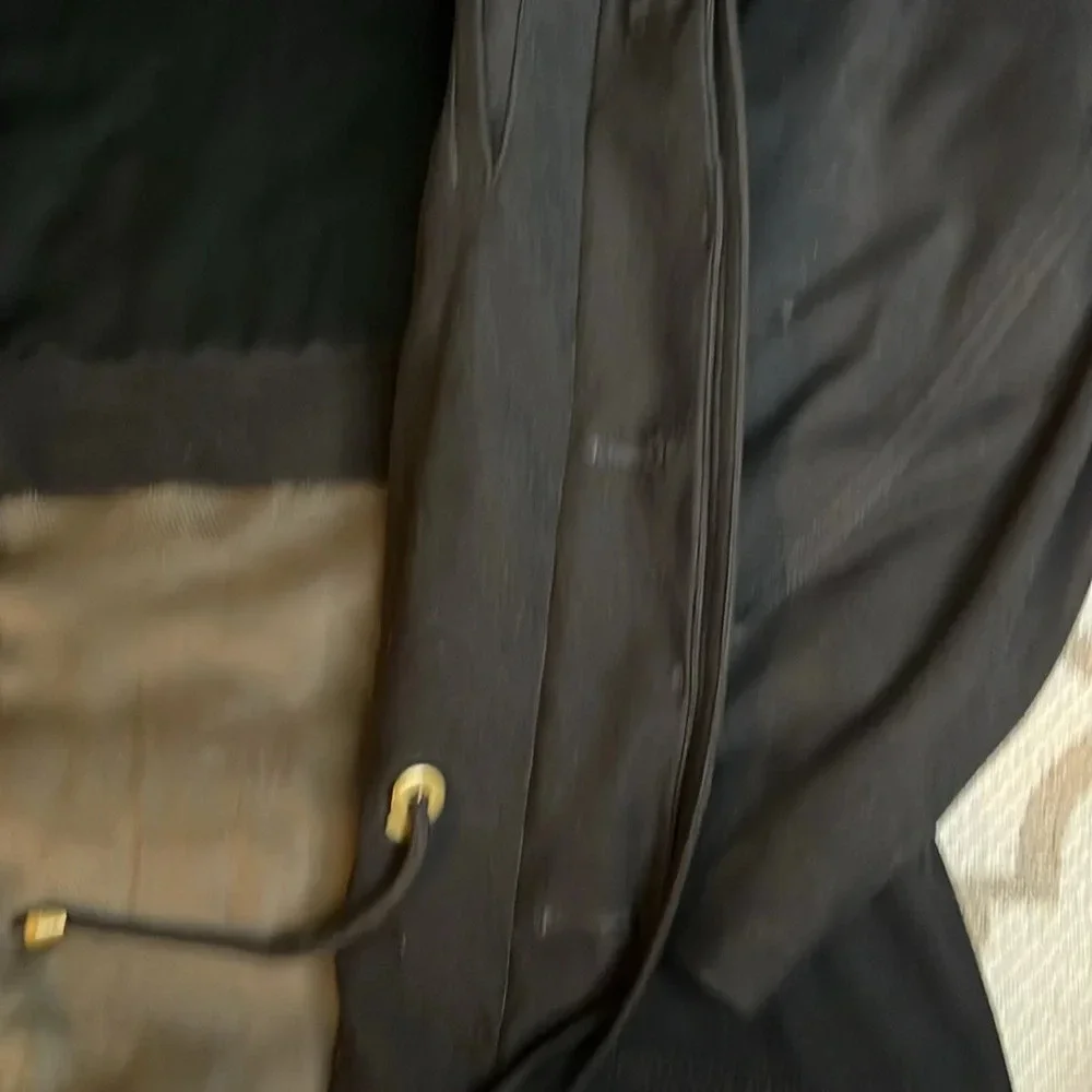 Sanyo Weather Wear Carol Cohen fully lined heavy microsuede button down coat